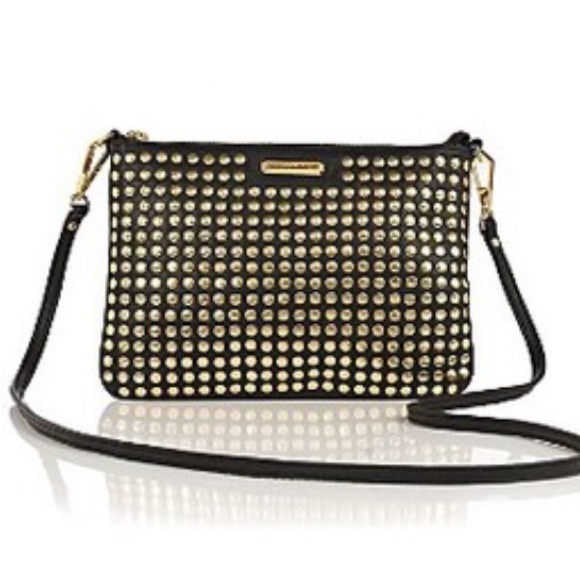 rebecca minkoff gold crossbody